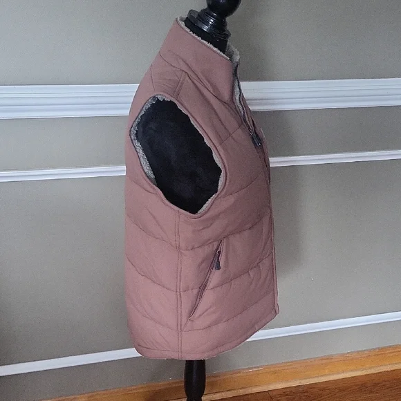 Carhartt Women's Montana Insulated Reversible Puffer Vest Size Medium Nutmeg - Picture 4 of 10